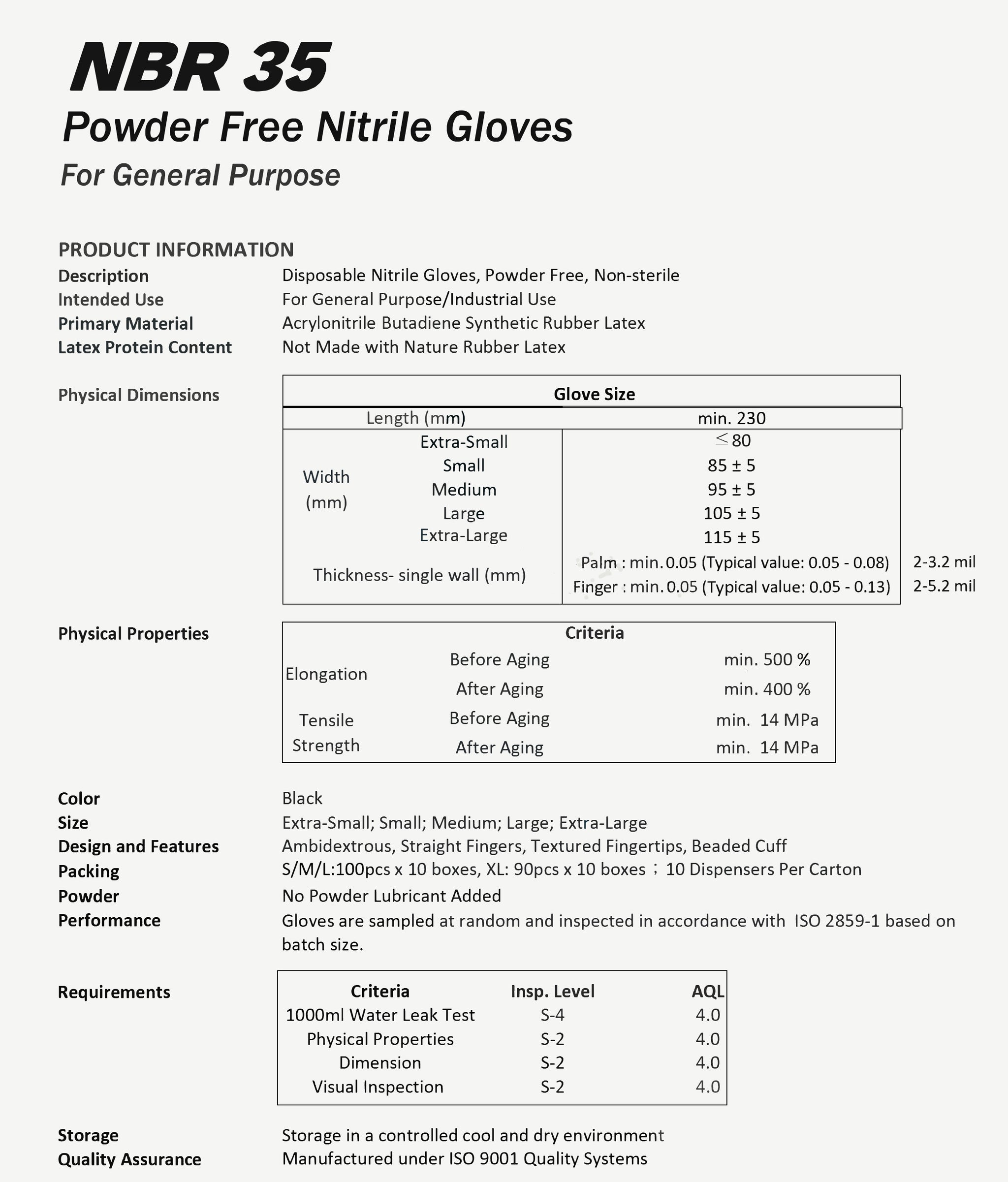 Shop Black Nitrile Gloves, Industrial Strength - FREE & Fast Shipping